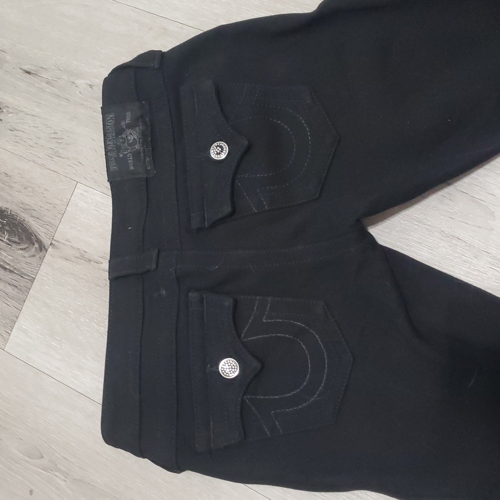 True Religion Black Denim Jeans. - Picture 4 of 5